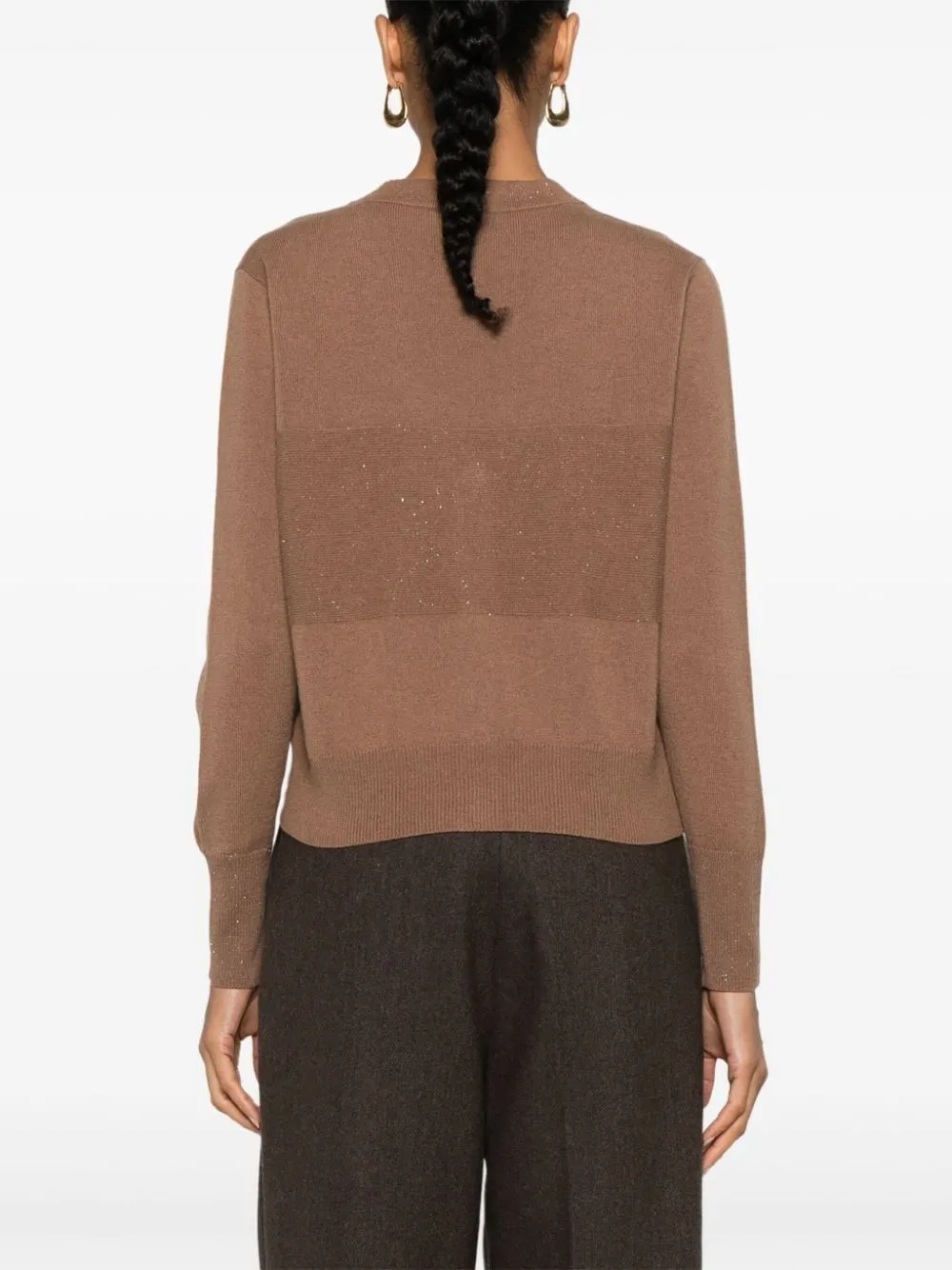 Peserico-Cardigan con catena Punto Luce