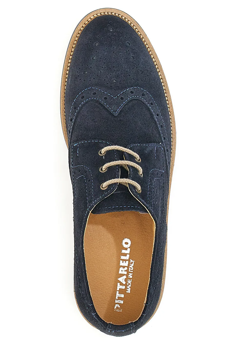   PITTARELLO Stringate in Vera Pelle Pittarello 52031 Blu