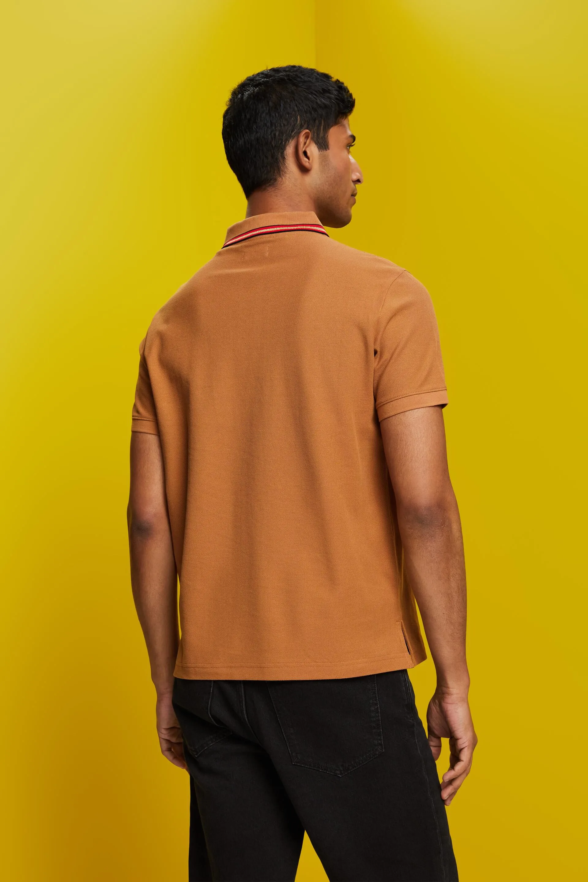 Polo in piqué con glitter, 100% cotone