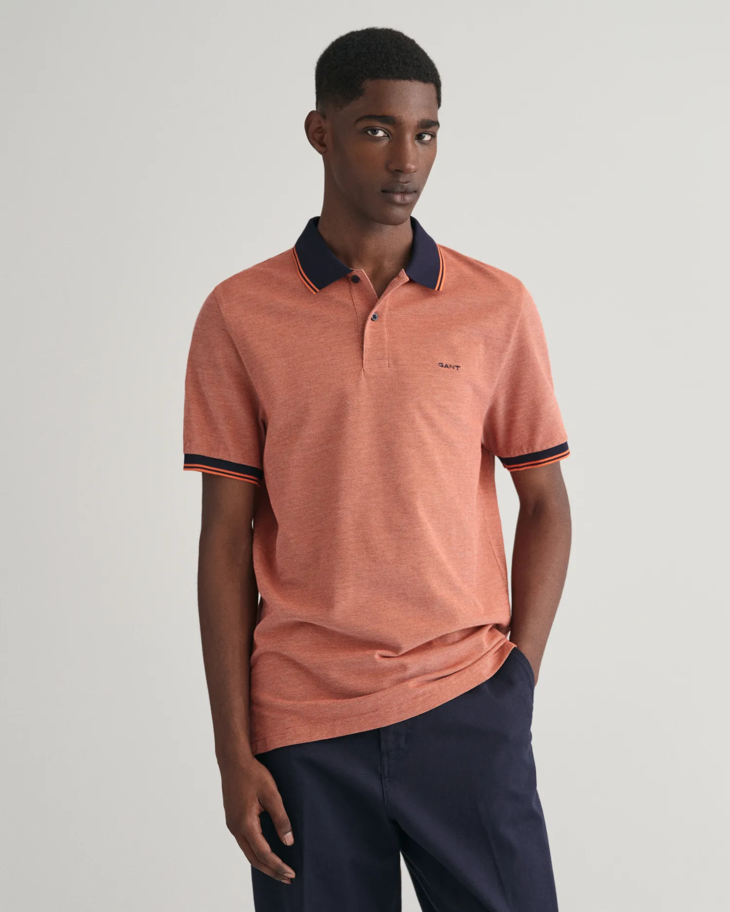 Polo in piqué Oxford a 4 colori