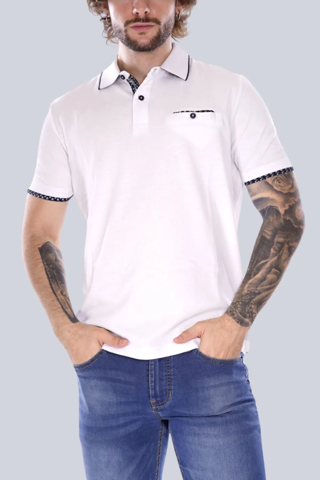 POLO MARKUP   BIANCO 691050