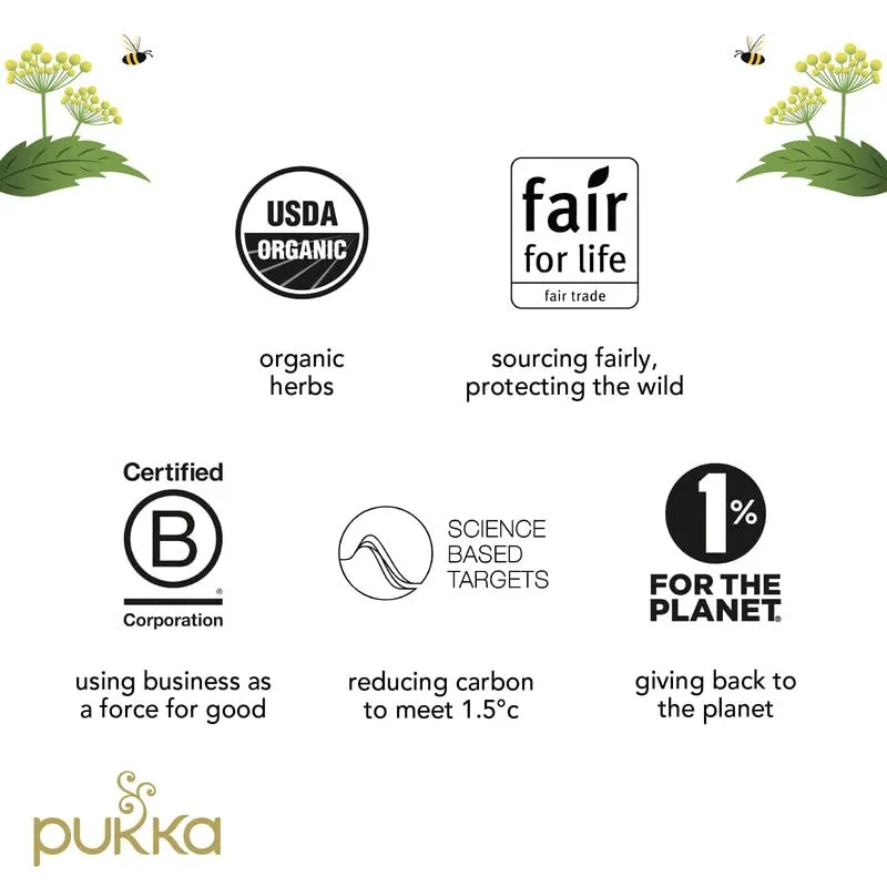 Pukka Herbs | Calendario dell'Avvento con tisane biologiche Days of Joy | Idea regalo | Eco-friendly e sostenibile | Senza ciocc