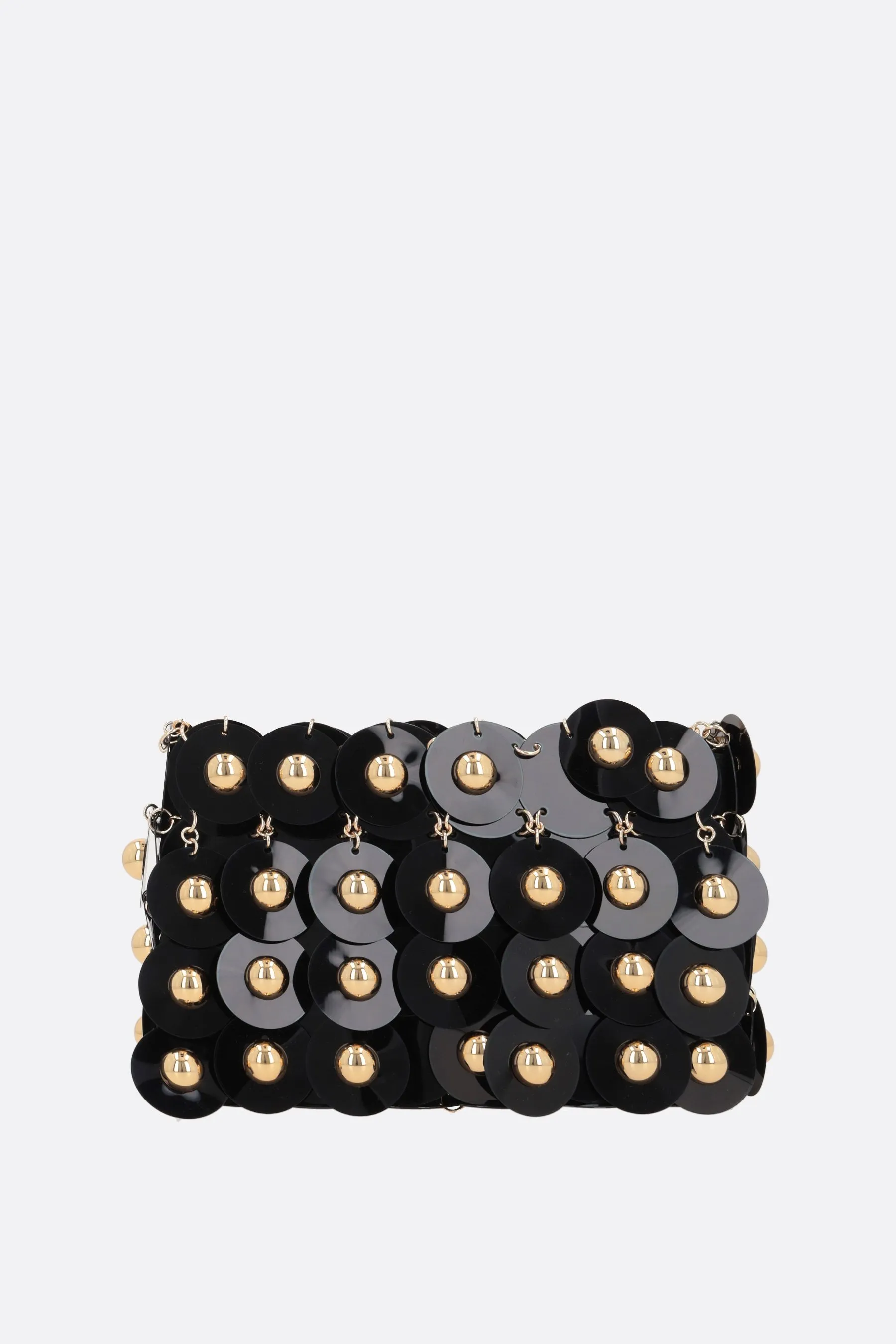  RABANNE borsa a spalla Sparkle nano in paillettes 