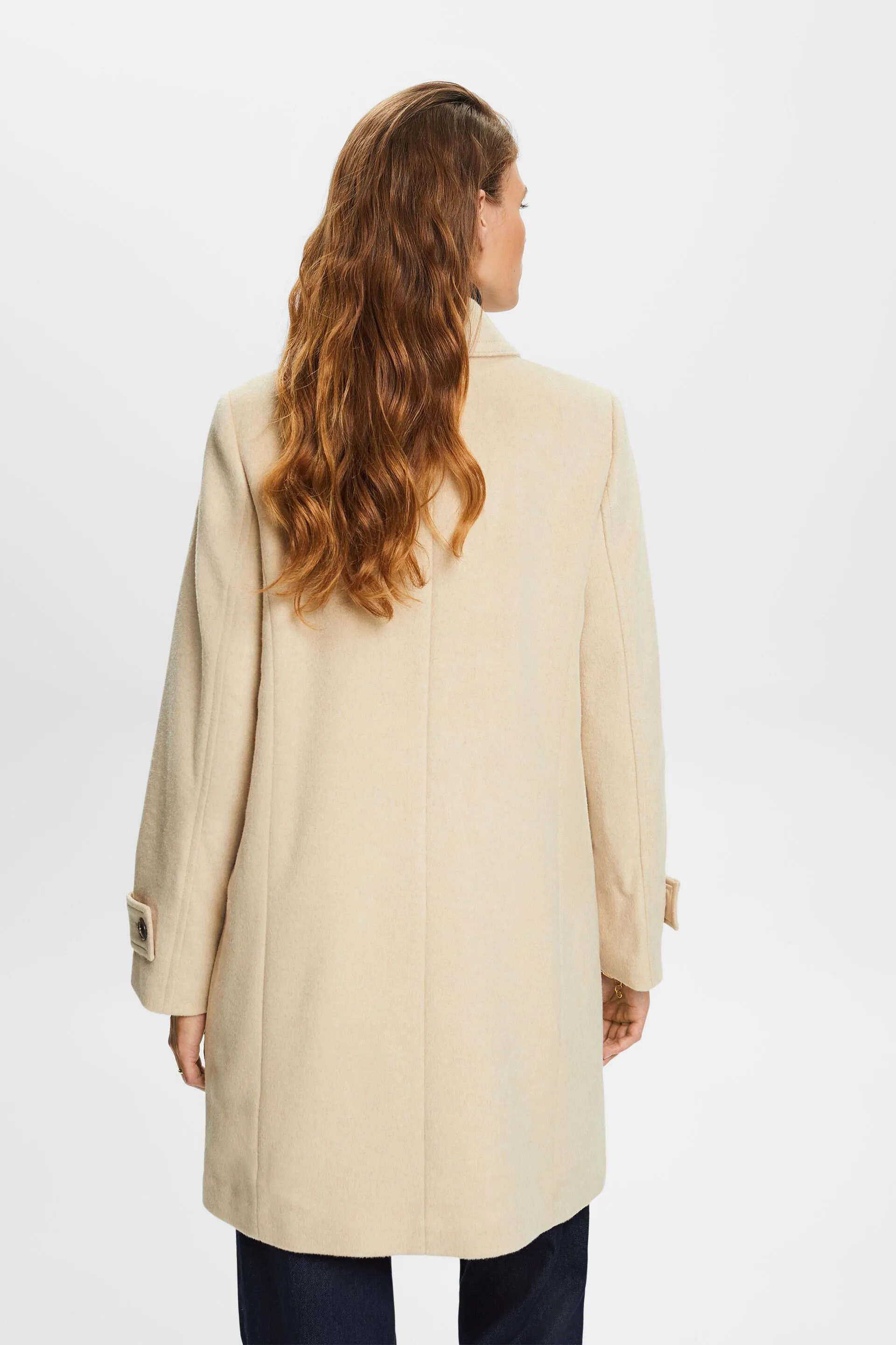 Riciclato: cappotto in misto lana con cachemire