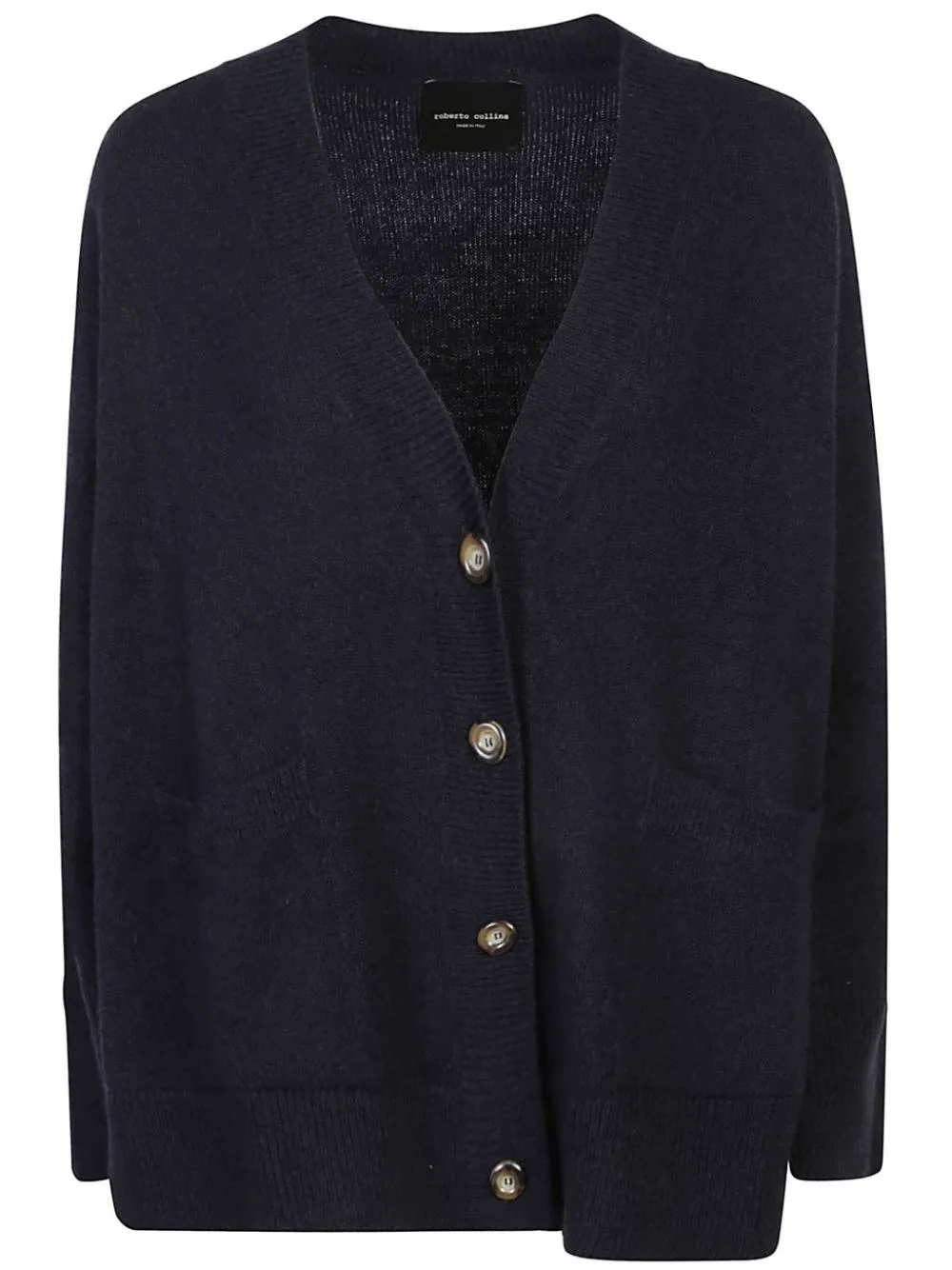 Roberto Collina-Cardigan con scollo a V