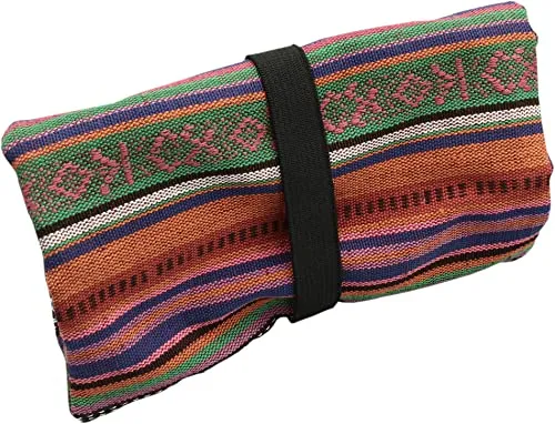 Russo Handmade: Astuccio Portatabacco e Accessori Artigianale in Tessuto. Uomo/Donna con Doppia Cerniera per Tabacco e Filtri, 4