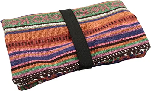 Russo Handmade: Astuccio Portatabacco e Accessori Artigianale in Tessuto. Uomo/Donna con Doppia Cerniera per Tabacco e Filtri, 4