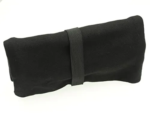 Russo Handmade: Astuccio Portatabacco/Accessori, Tessuto Jeans. Uomo/Donna Idrorepellente Antimacchia. Doppia Cerniera Tabacco e