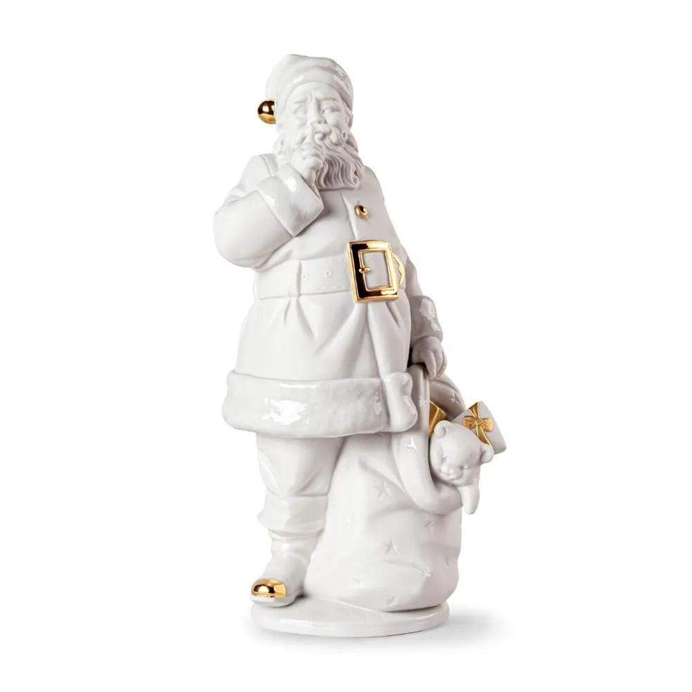 Scultura “E’ Arrivato Babbo Natale” Lladrò