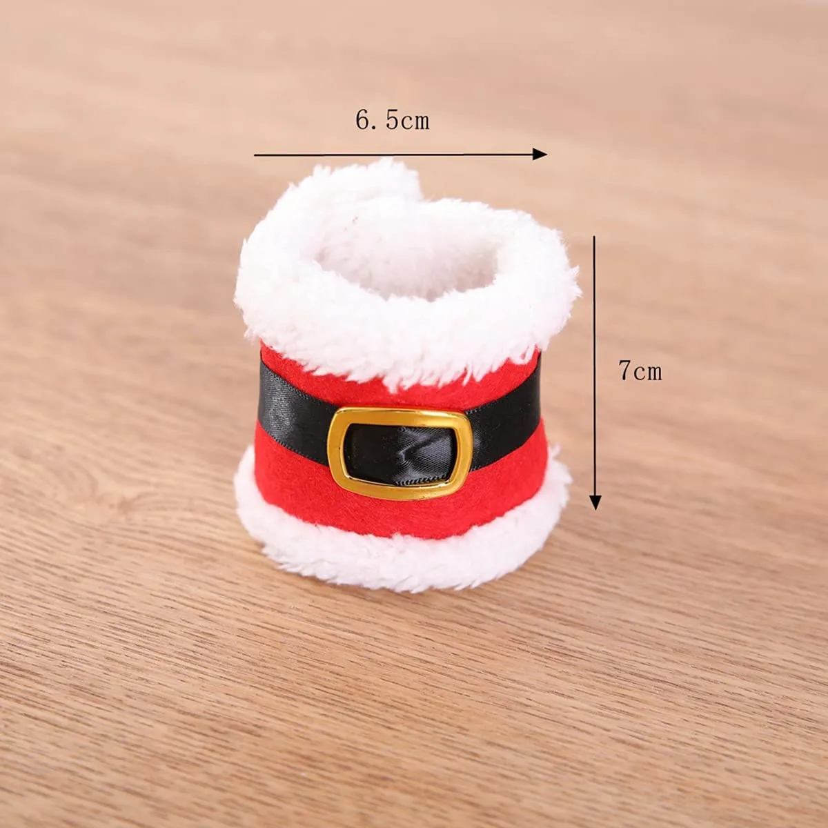 Smavles Anelli di Tovagliolo 20 PCS Portatovaglioli di Natale Anelli Tovagliolo Decorazioni per la Tavola di Natale Anelli Porta