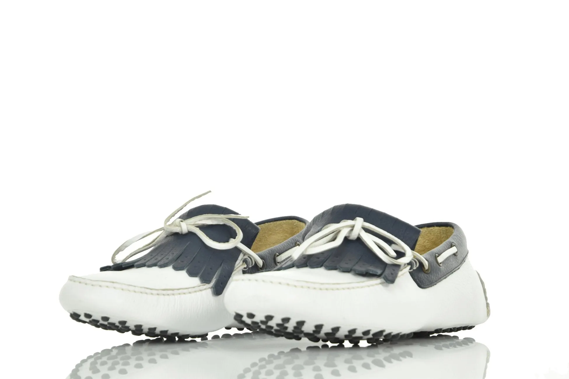 Sutor Mantellassi Mocassino Blu e Bianco Uomo Mod.C203B