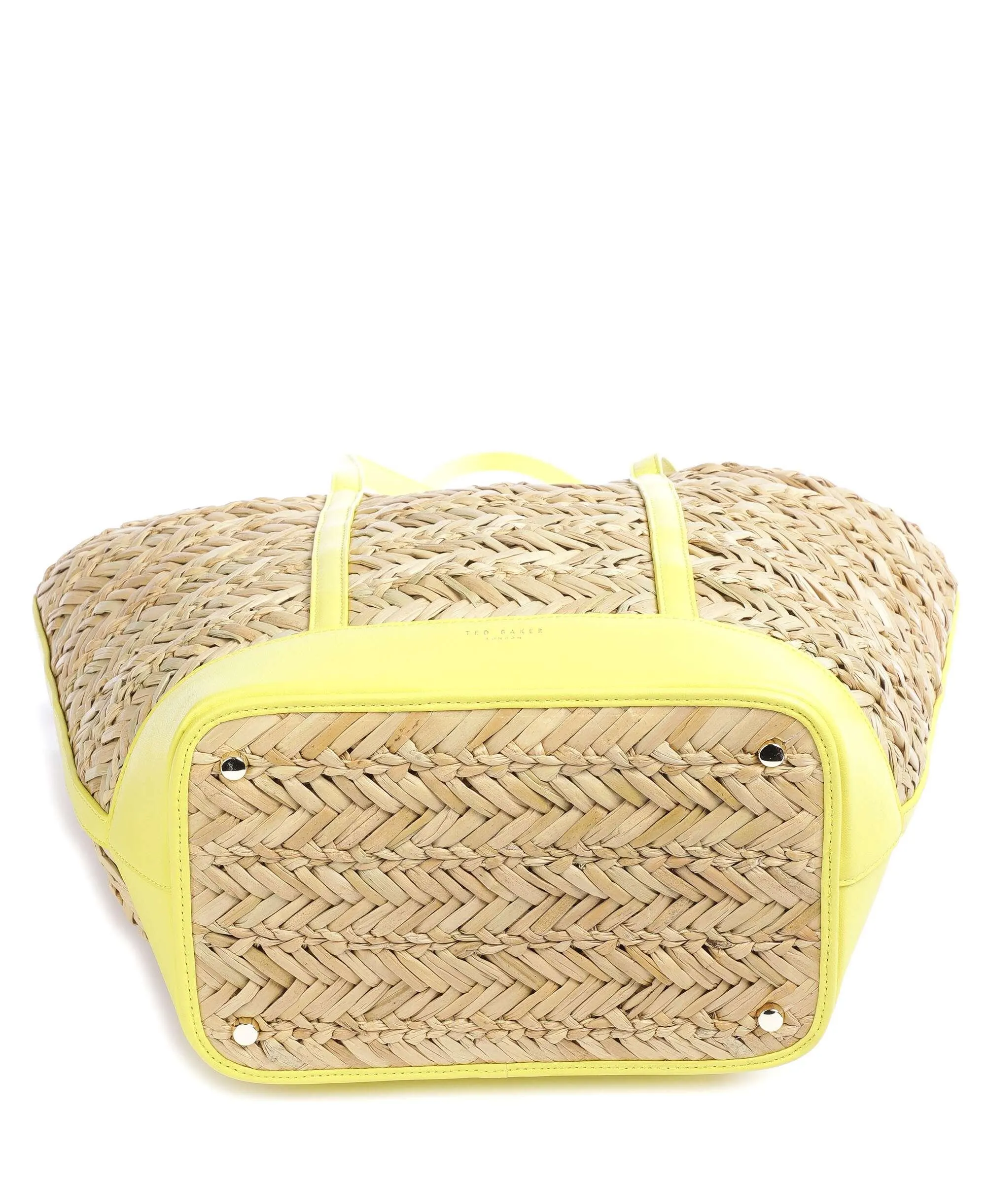  Ted Baker Ivees Borsa shopper libro, pelle sintetica giallo  