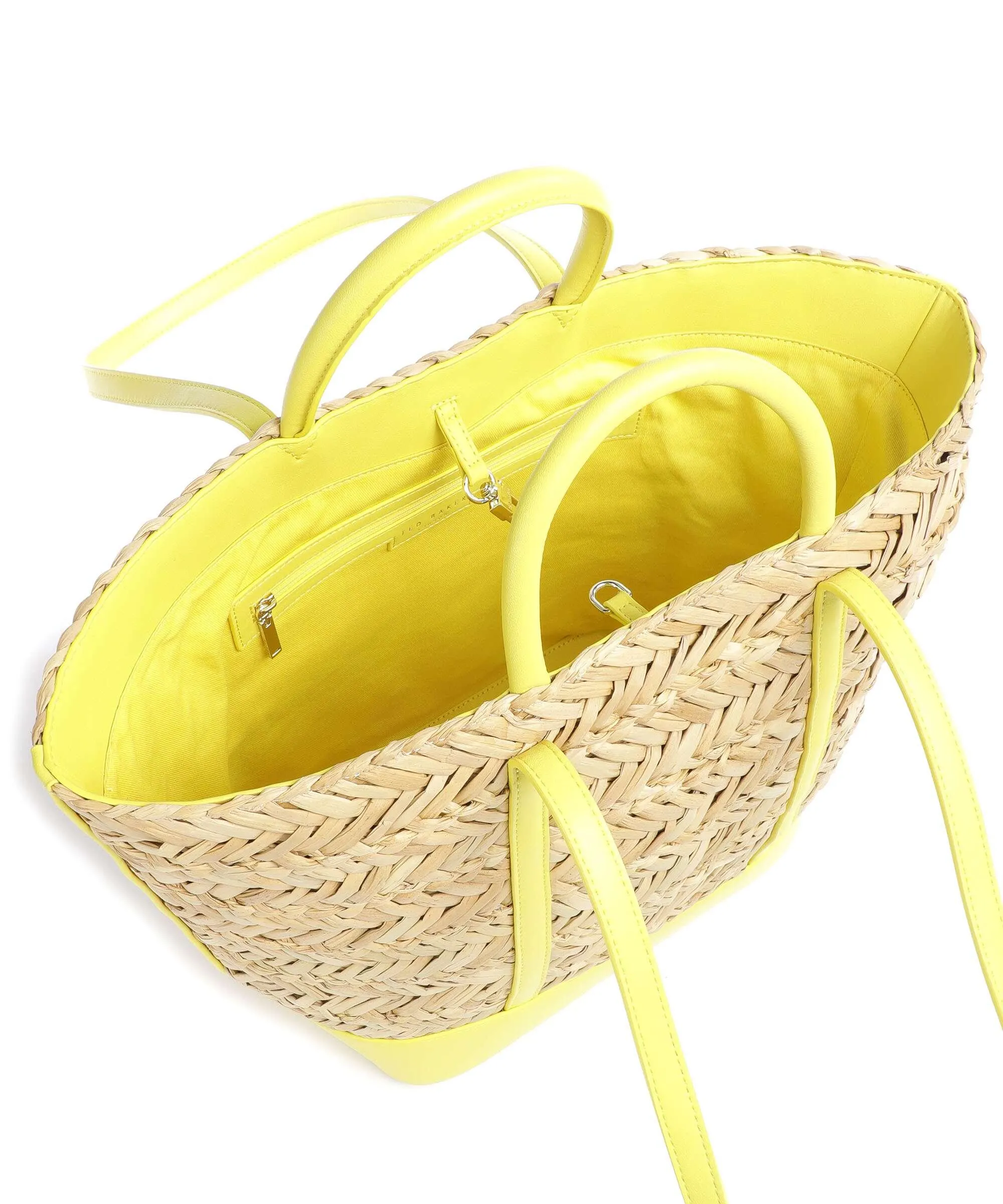  Ted Baker Ivees Borsa shopper libro, pelle sintetica giallo  