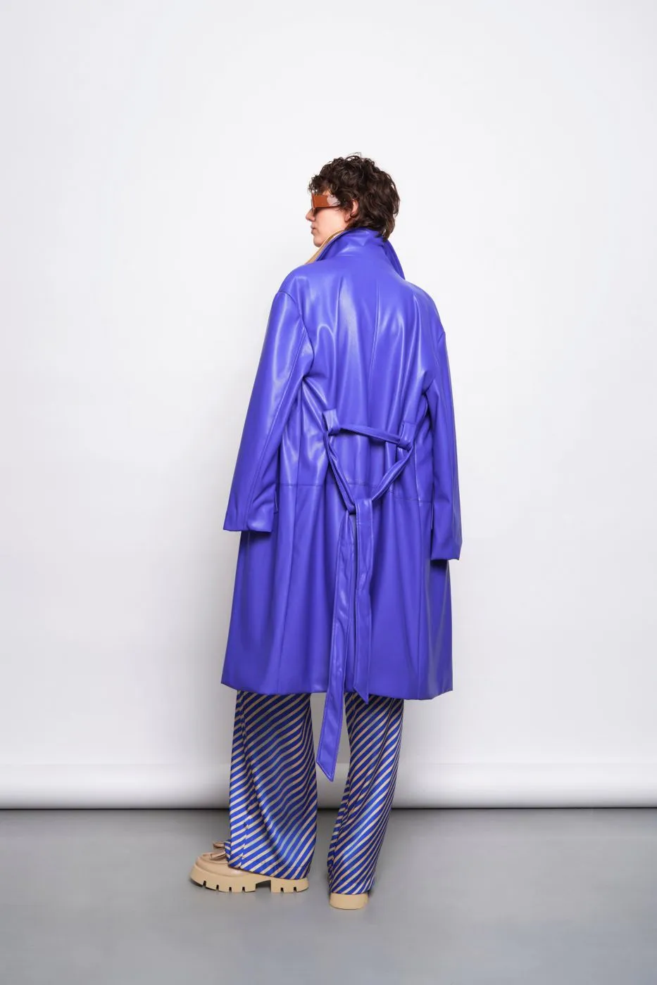 The Lulù Cappotto Trench Viola
