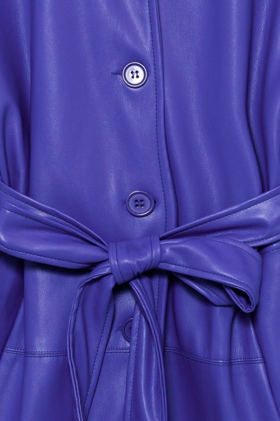 The Lulù Cappotto Trench Viola