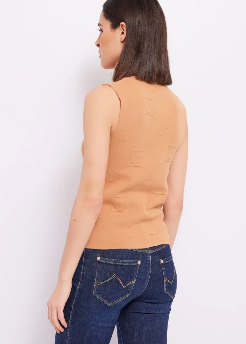 Top jacquard