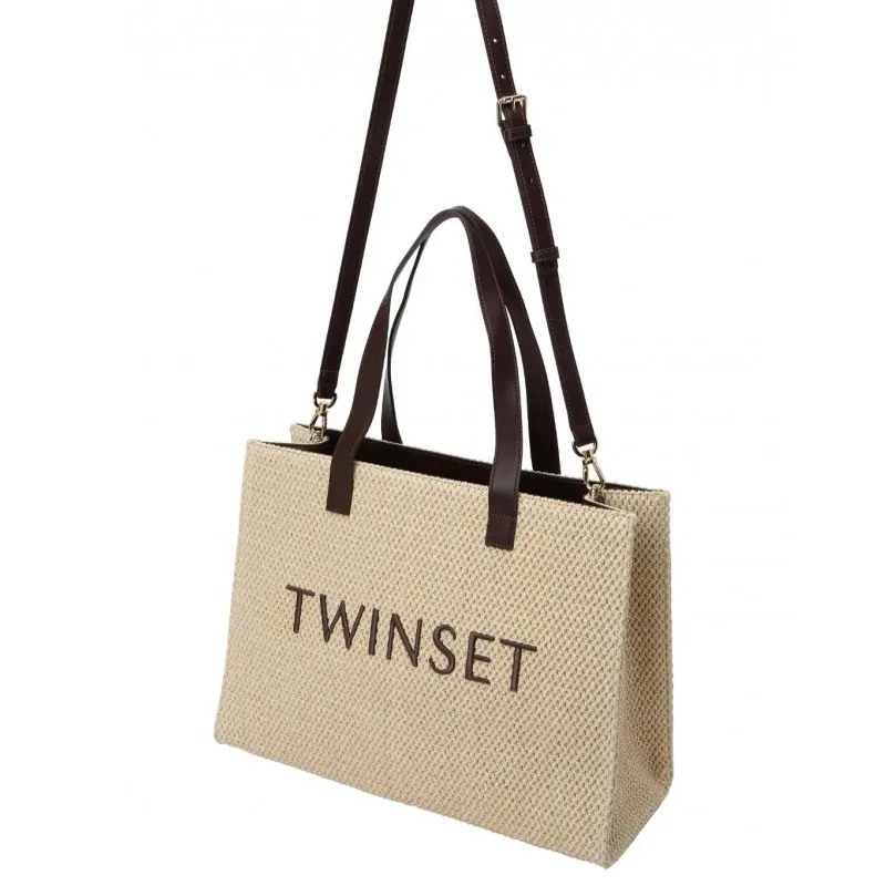TWINSET borsa Tote in paglia
