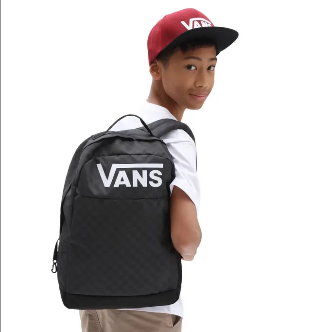 Vans Unisex backpack with case for school and free time Skool VN0A5FOKBA5 checkers black 