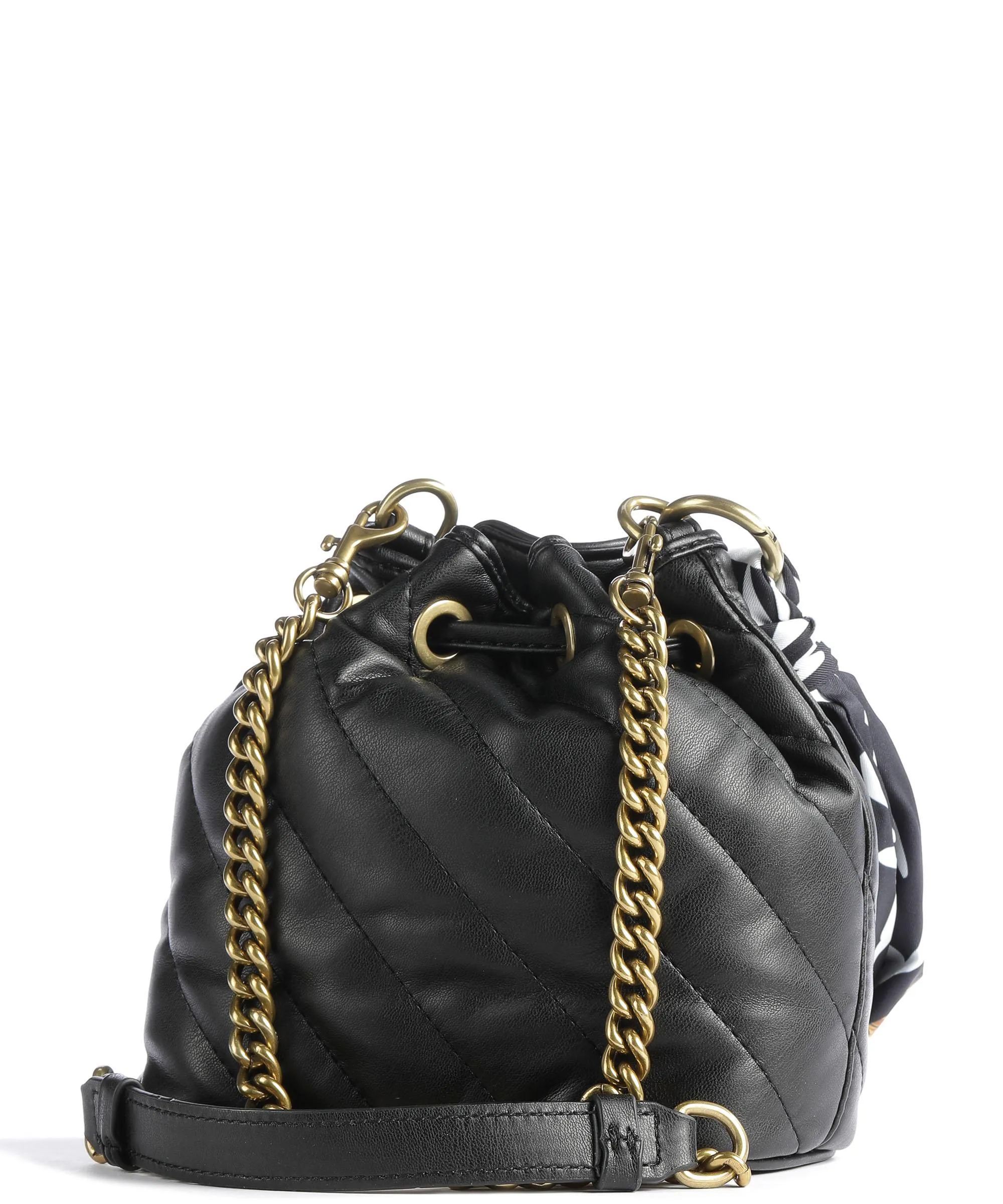  Versace Jeans Couture Borsa a secchiello pelle sintetica nero  