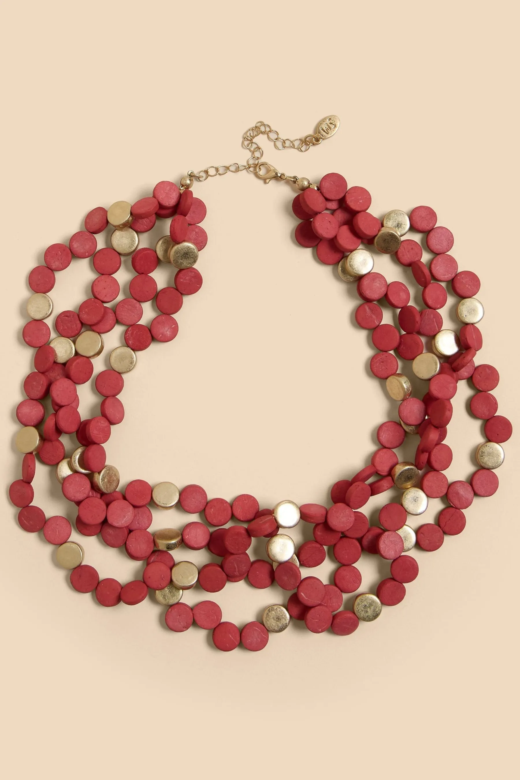 White Stuff - Collana multifilo con ciondolo a grappolo