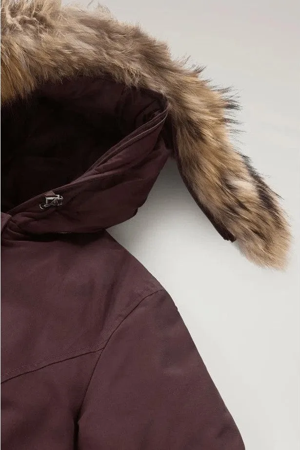 Woolrich Parka Arctic Donna Cotone Marrone/Testa di Moro