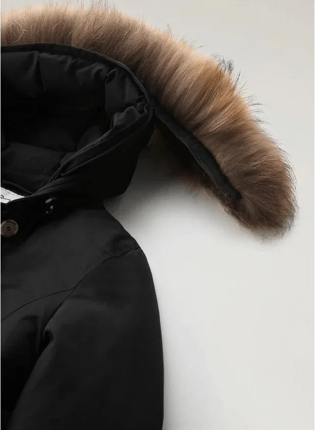 Woolrich Parka Arctic Donna Cotone Nero