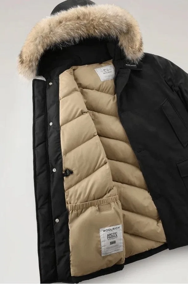 Woolrich Parka Arctic Uomo Cotone Nero