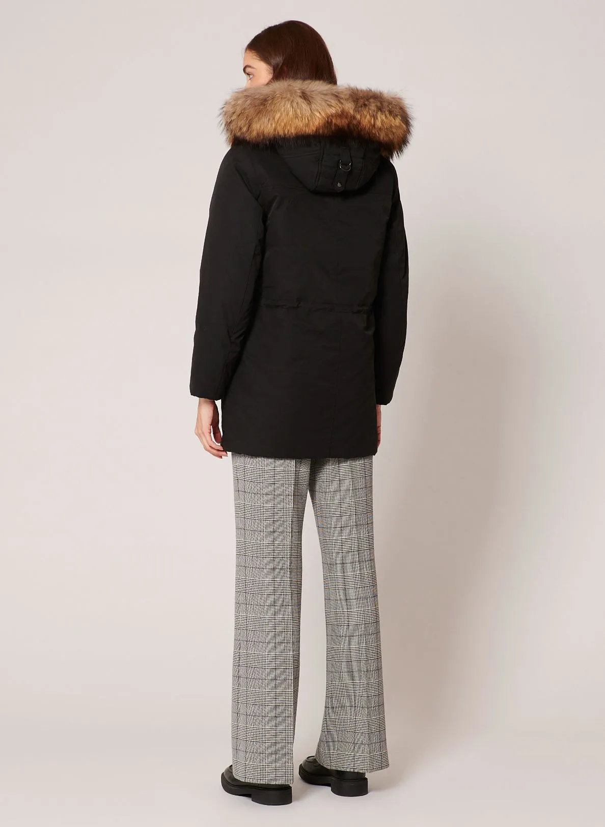  ZAPA   PARSON - Parka a collo alto in misto cotone | Nero
